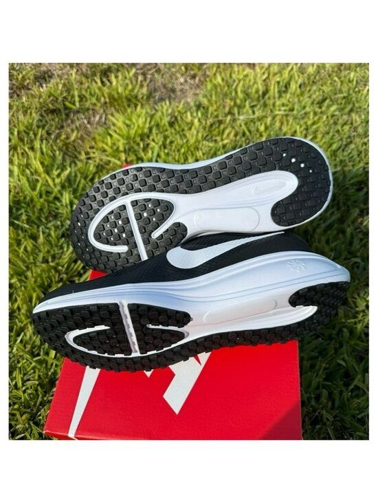 * 8.5 MEN\'S NIKE REVOLUTION 8 WIDE BLACK / WHITE HQ1995-002 RUNNING SHOES main image 6